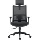 SIEGE FAUTEUIL ERGONOMIQUE TEXAS SYNCHRONE 3 BLOCAGES DOS RESILLE REGLABLE HAUTEUR NOIR/ASSISE AVEC TRANSLATION REGLABLE HAUTEUR