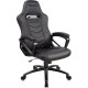 SIEGE FAUTEUIL GAMING BASCULANT CENTRE AZGENON Z100 SIMILI CUIR POUR UNE NOIR DOSSIER FIXE INCLINAISON DE 0 A 20 °ACCOUDOIRS FIX