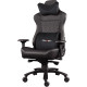 SIEGE FAUTEUIL GAMING BASCULANT CENTRE ORAXEAT MX850 SIMILI CUIR MICROPERFORE POUR UNE AERATION OPTIMALE NOIR DOSSIER FIXE SUPPO
