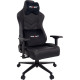 SIEGE FAUTEUIL GAMING BASCULANT CENTRE ORAXEAT MX850 SIMILI CUIR MICROPERFORE POUR UNE AERATION OPTIMALE NOIR DOSSIER FIXE SUPPO