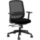 SIÈGE FAUTEUIL SYNCHRONE BLOCAGE 5 POSITIONS MIAMI NOIR DOSSIER RESILLE H62XL45 ASSISE L50XP45 CM HAUTEUR ASSISE DE 42 A 52CM