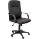 SIEGE FAUTEUIL VILLA SIMILI CUIR NOIR BASCULANT CENTRE DOSSIER FIXE H73 CM /ASSISE L 48XP50 CM HAUTEUR DE 45 A 54 CM NOIR ACCOUD