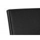 SIEGE ROTATIF FAUTEUIL SIMILI CUIR NOIR ASSISE AJUSTABLE