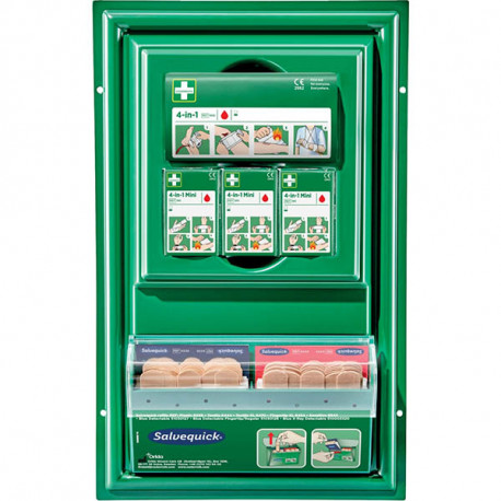 STATION DE PREMIERS SECOURS L25H40P5 CM  PANSEMENT+STOIP SANG+  (1XREF 835169+1 X REF 321869 1X907194 1X837249)  CEDERROTH