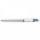 STYLO 4 COUL BILLE BIC  CORPS METAL SHINE  BIC 919380