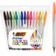 STYLO BILLE PQT15 BIC CRISTAL MULTICOLOUR