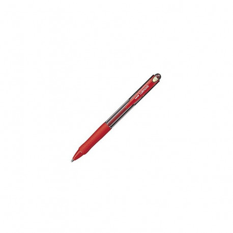 STYLO BILLE RÉTRACTABLE UNI LAKNOCK 1,4 MM ROUGE UNIBALL SN100/14 R