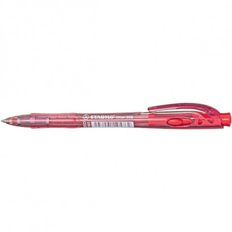 STYLO BILLE STABILO LINER ROUGE