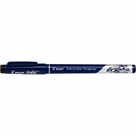 STYLO EFFACABLE  FRIXION FINELINER NOIR FEUTRE D'ÉCRITURE POINTE MOYENNE 4902505560484