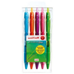 STYLO JETSTREAM RECTRATABLE POCHETTE 5 - COULEUR SXN150C/5ASSF26