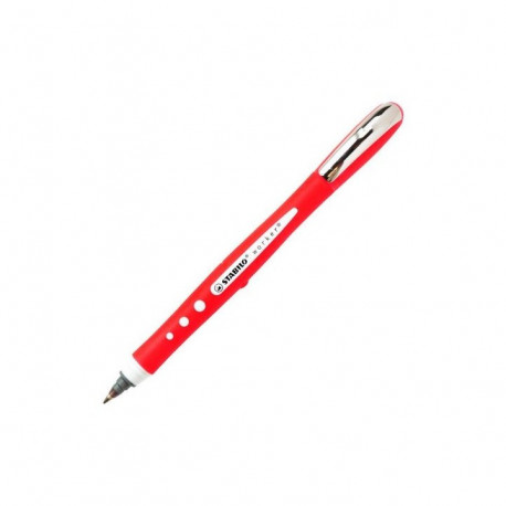 STYLO ROLLER ENCRE LIQUIDE BIONIC WORKER COLORFUL ROUGE STABILO 201940