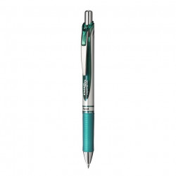 STYLO ROLLER ENERGEL RETRACTABLE PTE METAL BL 77 TURQUOISE BL77-S3X