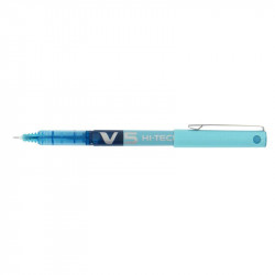 STYLO ROLLER POINTE AIGUILLE TURQUOISE HI-TECPOINT BX-V5 PILOT 