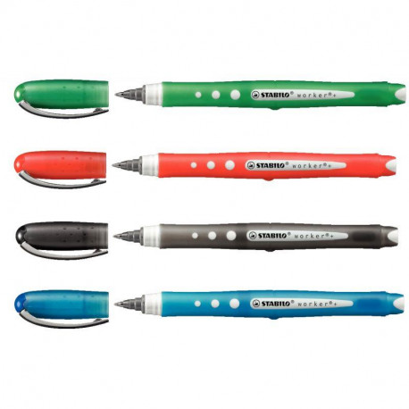 STYLO ROLLERS WORKER COLOR POINTE MOYENNE ASSORTIS POCH4