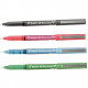 STYLOS ROLLER POINTE AIGUILLE HI-TECHPOINT V5 0,5MM POCHETTE DE 4 COULEURS ASSORTIES PILOT