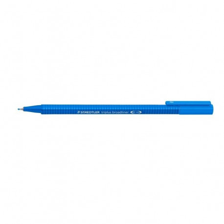 STYLO TRIPLUS® BROADLINER 338 - FEUTRE POINTE MOYENNE 0,8 MM BLEU 338-3