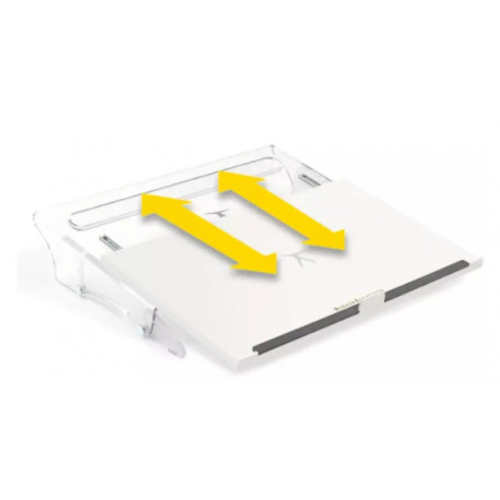 PORTE DOCUMENTS COPIES TRANSPARENT GAMME CLARITY 9731301- P A4 ET A3- HAUTEUR AJUSTABLE SUR 6 HAUTEURS 16/17,5/19/20,5/23,5CM- f