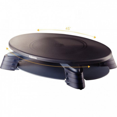 SUPPORT ECRAN  PIVOTANT 45° 3 HAUTEURS 14KG MAX  L44 X l29 X H11.4 CM FELLOWES 91450  Plateau L42,4xP28,8cm.