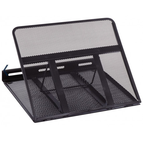 SUPPORT ORDINATEUR PC PORTABLE MESH NOIR 7 INCLINAISONS L33XP28.5XH3.8 98 % RECYCLE