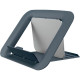 SUPPORT PC ORDINATEUR PORTABLE RÉGLABLE 13 au 17"ERGO COSY GRIS 4 hauteurs : 16,2, 17,6, 18,8 et 19,5 cm. 80% recycleDIN 26800 E