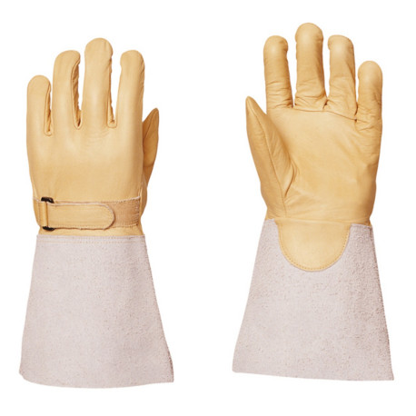 SURGANT ELECTRICIEN NON ISOLANT EN CUIR FLEUR DE VACHETTE 15CM LA PAIRE TAILLE 10 COVERGUARD