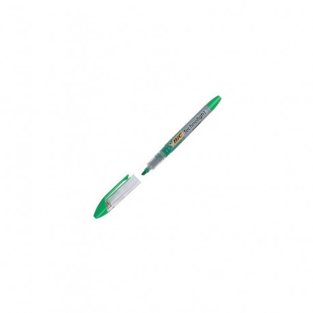 SURLIGNEUR TECHNOLIGHT ENCRE LIQUIDE NE SECHE PAS OUVERT  VERT BIC