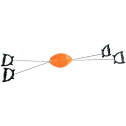 SWOOSH BALL JEU D EXETRIEUR DEVELOPPE LA COORDINATION DES BRAS JEU A DEUX L.200CM DIAM. BALLE 13CM. INTERDIT AU MOINS DE 3 ANS 
