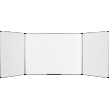 TABLEAU BLANC TRIPTYQUE ÉMAILLÉ 100X400CM