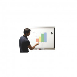 TABLEAU EMAILLE 3 EN 1 90x120 CM  P/PROJECTION+EFFACABLE A SEC+MAGNETIQUE IN