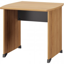 TABLE BUREAU PIEDS PANNEAU L80 CM JAZZ+ CHÊNE DU BOCAGE