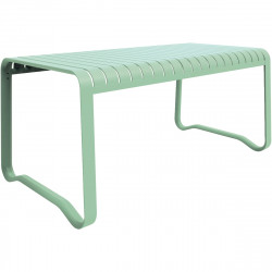 TABLE RECTANGULAIRE 4 PLACES VERANO VERT MENTHE L 161 XP84 XH75 CM Mobilier extérieur entièrement 100% aluminium, durable et élé