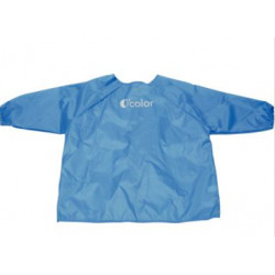 TABLIER A MANCHES ENFANT 4-6 ANS BLEU