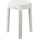 TABOURET TWIST BLANC  3PIEDS EMPILABLE HT 45CM AUTRES AUTRES COLORIS GAR 2 ANS 