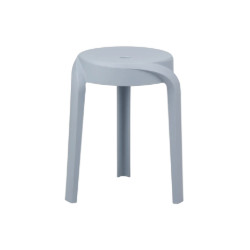 TABOURET TWIST BLEU CLAIR 3 PIEDS EMPILABLE HT 45CM GAR 2 ANS - A COMMANDER PAR 2