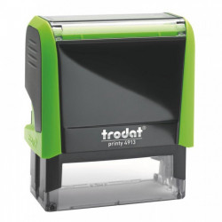 TAMPON PERSONNALISE AUTOMATIQUE PRINTY 4913 AVEC TEXTE DE 1 À 5 LIGNES, FORMAT PLAQUE 57X21MM MAXI