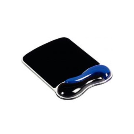TAPIS DE SOURIS DUO GEL BLEU/NOIR