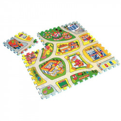 TAPIS PUZZLE ROUTIER DE SOL