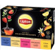 THE NOIRS PARFUMES LIPTON  BOITE DE 50 SACHETS  FRUITS ROUGE AGRUMES MURES-MYRTILLE PECHE MANGUE VANILLE CARAMEL 