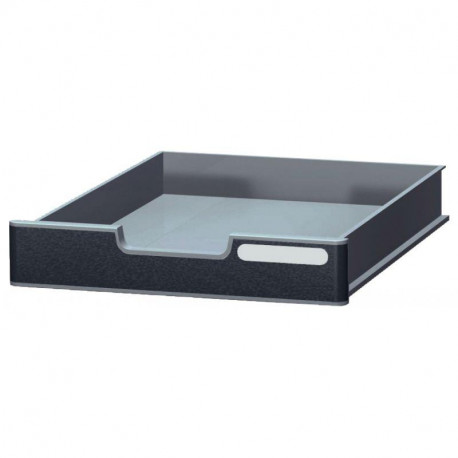 TIROIR NOIR/GRIS MODULODOC AVEC FRONTON NOIR NORMAL ECOBLACK