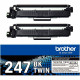 TN247BKTWIN  NOIR 2 TONERS BROTHER HC 2X3000PAGES