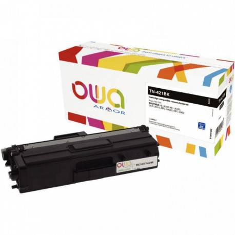 TN421BK OWA ARMOR TONER P/BROTHER TN421 BK 3000 PAGES