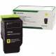 TONER À LA MARQUE LEXMARK 78C2XY0 JAUNE TRÈS HAUTE CAPACITÉ