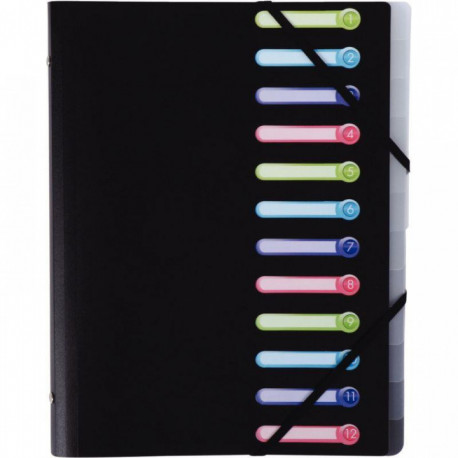 TRIEUR POLYPRO 12 COMPARTIMENTS EXACOMPTA 55981E