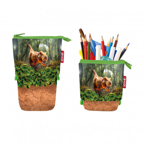 TROUSSE 2 EN 1 DINOSAURES TIENT DEBOUT