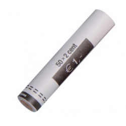 TUBE A MONNAIE P/PIECE EURO, PAPIER, 50X0.02EUR LOT DE 96 TUBES
