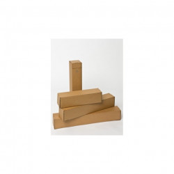 TUBES CARRES EN CARTON 700x105x105 MM GPV  PQT20