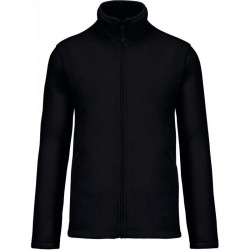 VESTE MICRO POLAIRE NOIR TAILLE M ANTIBOULOCHAGE  FERMETURE ZIPPEE  300G/M2 