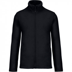 VESTE MICRO POLAIRE NOIR TAILLE S ANTIBOULOCHAGE FERMETURE ZIPPEE  300G/M2 