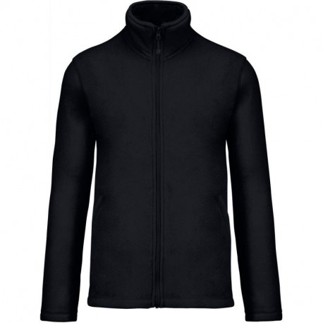 VESTE MICRO POLAIRE NOIR TAILLE S ANTIBOULOCHAGE FERMETURE ZIPPEE  300G/M2 