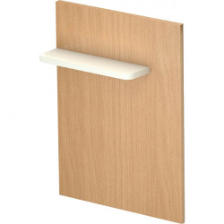 VOILE D'ACCUEIL CHÊNE NATUREL/BLANC Dim. voile: L64,5xH84,1cm. Dim. tablette: L48,5xP13,5cm.  